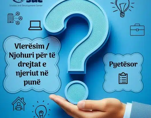 Pyetesor – Vlerësim/Njohuri i drejtave të njeriut në punë.