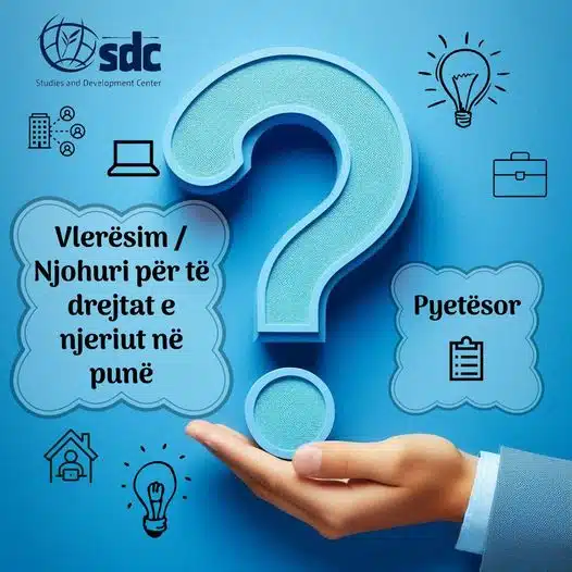 Pyetesor – Vlerësim/Njohuri i drejtave të njeriut në punë.